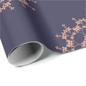 花の輪を包む紙 ラッピングペーパー (ロールコーナー)