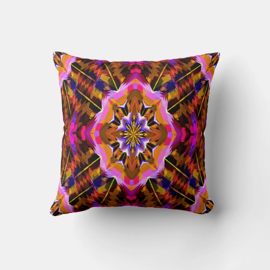 花の輪… クッション (裏面)