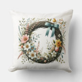 花の輪 クッション (正面)