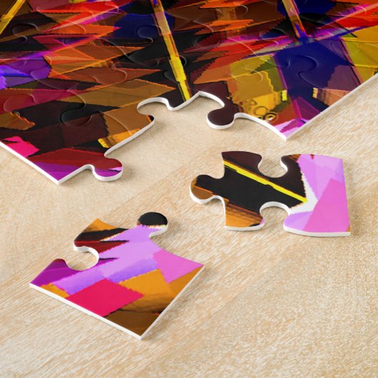 花の輪….. ジグソーパズル (側面)