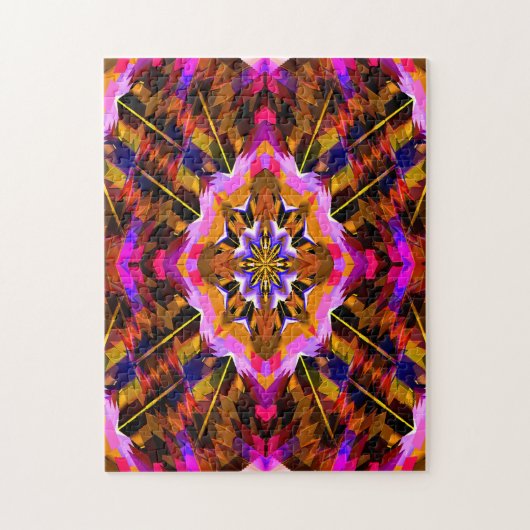 花の輪….. ジグソーパズル (縦)