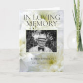 花の追悼式 葬儀 式次第 テンプレート (正面)