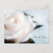 花の追悼 葬儀 お礼 ポストカード (正面)