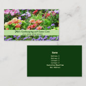 花の造園の名刺 名刺 (正面/裏面)