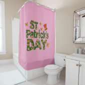 花の運：フローラ聖パトリックの日 シャワーカーテン (インサイチュ)