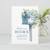 花の郵便箱 新しい家に引っ越しました 招待状 (スタンド正面)