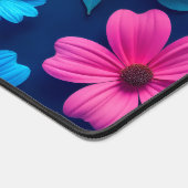 花の配列がプリントされたデスクマット デスクマット (コーナー)