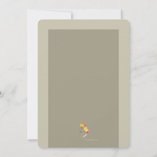 花の野 招待状 (裏面)