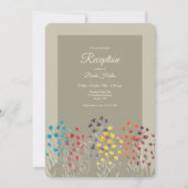 花の野 招待状 (正面)