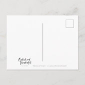 花の金ゴールドの小さくしかし激しいウィリアム・シェイクスピア ポストカード (裏面)