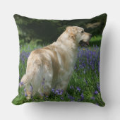 花の金Retreiver クッション (正面)