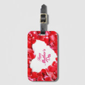 花の開花ママ ラゲッジタグ (正面縦)