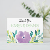 花の開花感謝カード 招待状 (スタンド正面)