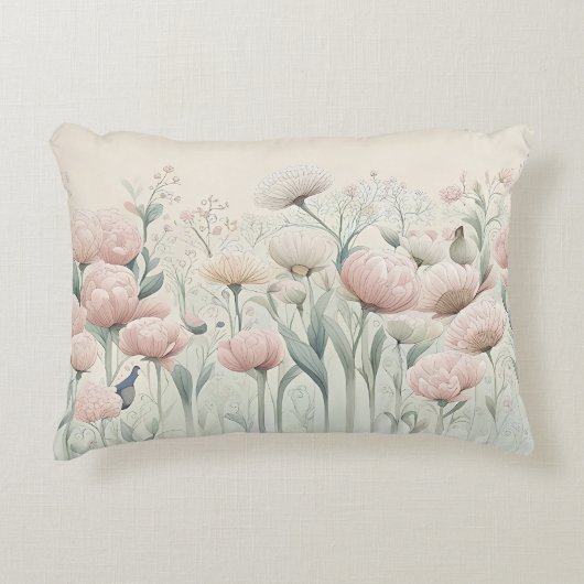 花の開花 アクセントクッション (正面)