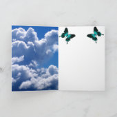 花の開花 カード (内部)