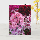 花の開花 カード (黄色い花)