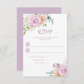 花の開花、ソフトフローラ 出欠カード (正面/裏面)