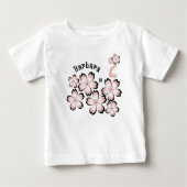 花の開花 ベビーTシャツ (正面)