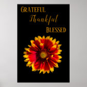 花の開花 ポスター (正面)