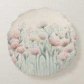 花の開花 ラウンドクッション (裏面)