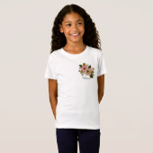 花の開花 Tシャツ (正面フル)