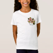 花の開花 Tシャツ (正面)