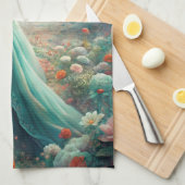 花の間で キッチンタオル (四つ折り)