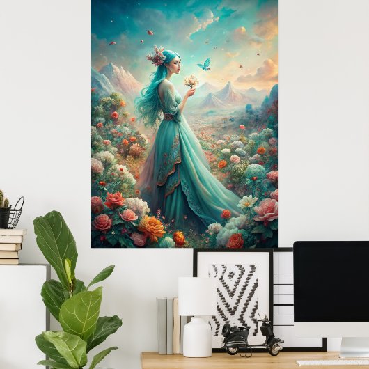 花の間で ポスター (ホームオフィス)