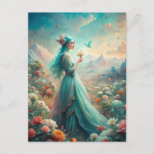 花の間で ポストカード (正面)