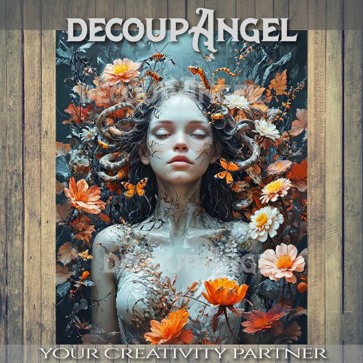 花の間のイブの夢 – デコページ –  薄葉紙