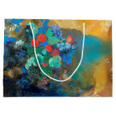 花の間のオフェリアリドンラージ抱き枕 ラージペーパーバッグ (裏面)