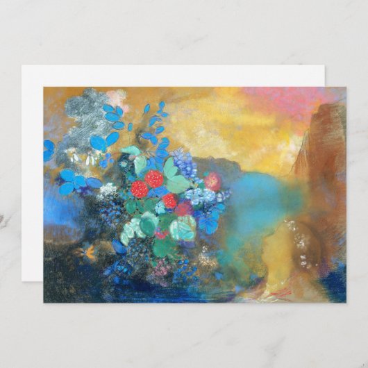 花の間のオフェリア | Odilon Redon (正面/裏面)