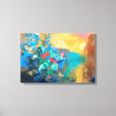 花の間のオフェリア | Odilon Redon キャンバスプリント (正面)