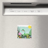 花の間のハミングバード マグネット (インサイチュ (食洗機))
