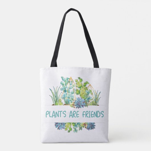 花の隣の植物 トートバッグ (裏面)