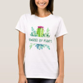 花の隣の植物 Tシャツ (正面)