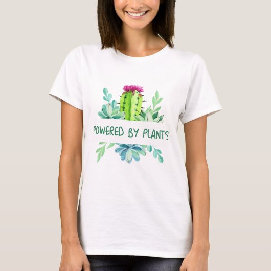 花の隣の植物 Tシャツ (正面)