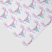 花の雄鹿のスカルのティッシュペーパー 薄葉紙 (詳細)