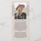 花の集まりお祝い生活計画 プログラム (裏面)