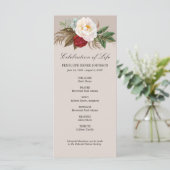 花の集まりお祝い生活計画 プログラム (スタンド正面)