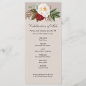 花の集まりお祝い生活計画 プログラム (正面)