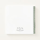 花の集まりのスケッチブックに牡丹を入れる ノートブック (裏面)