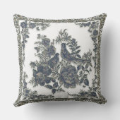 花の雉 クッション (裏面)