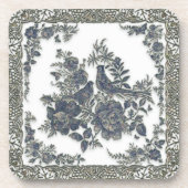 花の雉 コースター (正面)