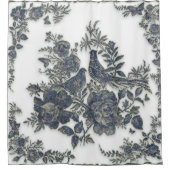 花の雉 シャワーカーテン (正面)