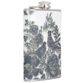 花の雉 フラスク (右)