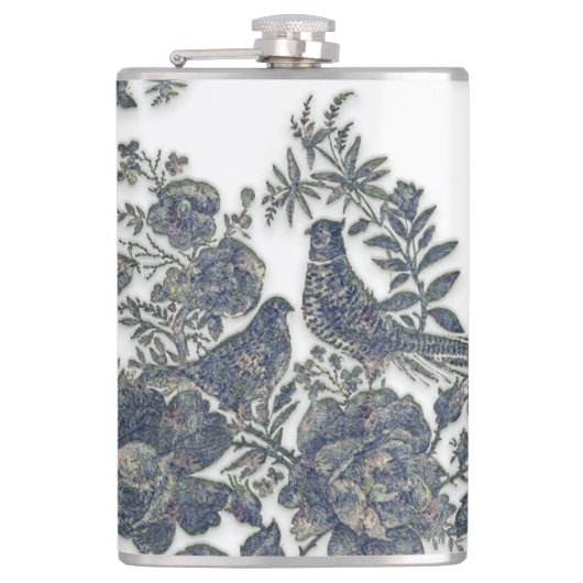 花の雉 フラスク (正面)