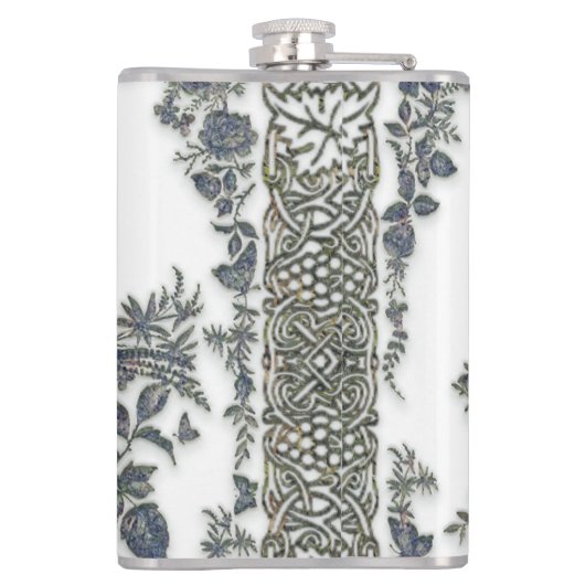 花の雉 フラスク (裏面)