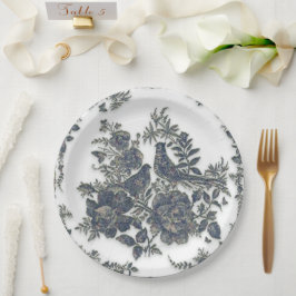 花の雉 ペーパープレート