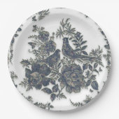 花の雉 ペーパープレート (正面)